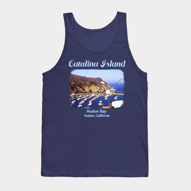 Catalina Island, Avalon Bay California Tank Top by jdunster